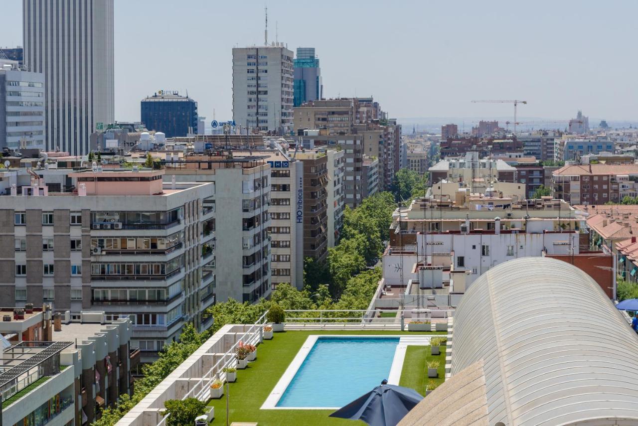 Appartamento Charming Eurobuilding Skyline Madrid Esterno foto